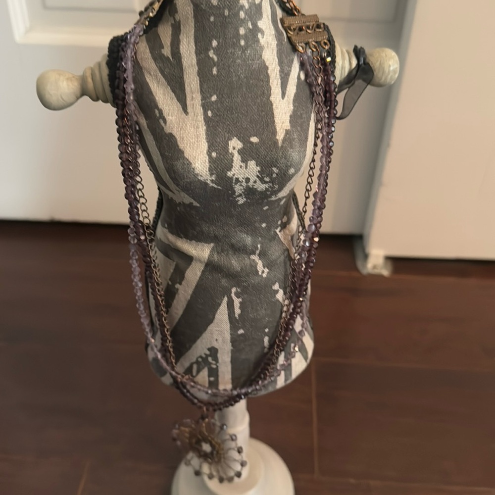 Sitara Collection triple strand beaded necklace